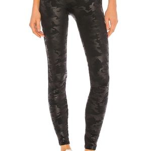 Spanx shiny camo leggings